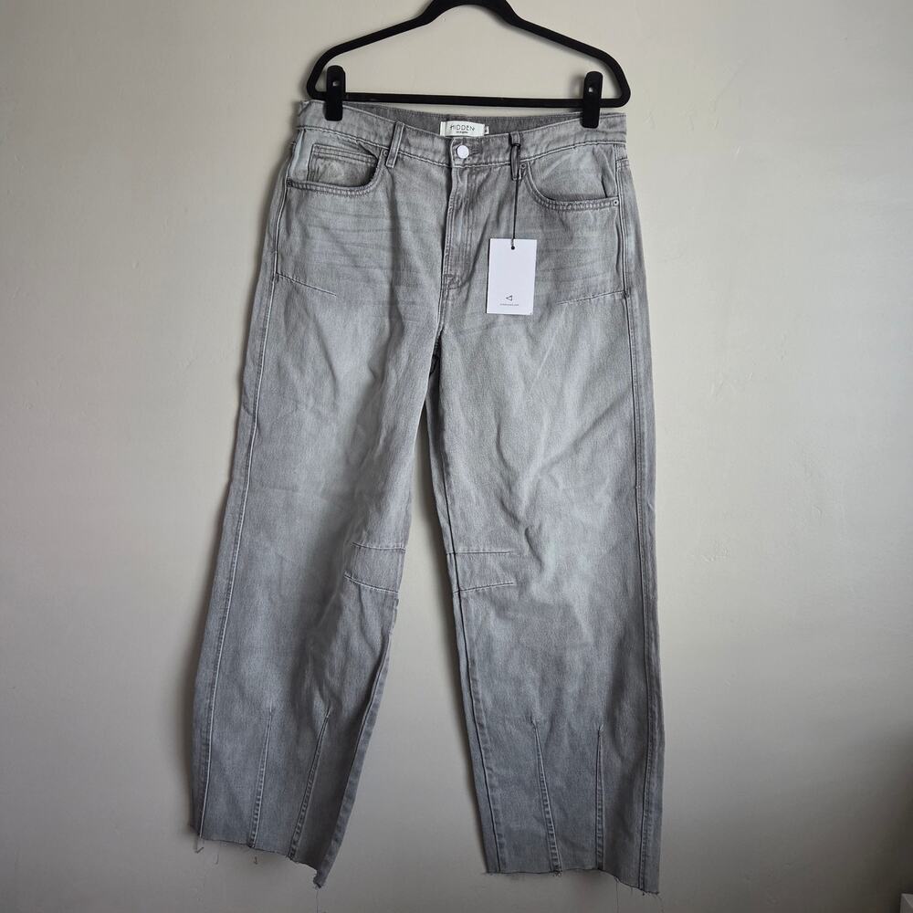 NWT Hidden Gray Wash Alyx Low Slung Baggy Jeans Cotton Relaxed SZ 30